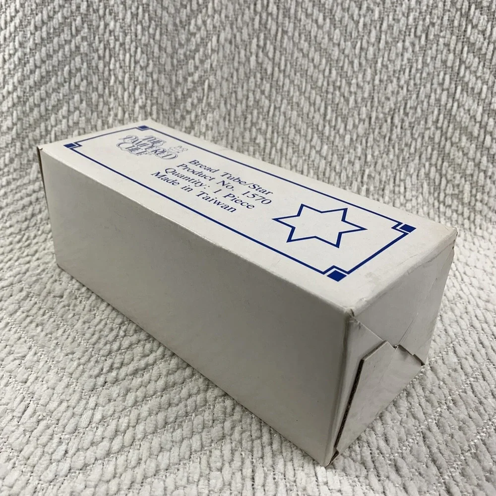The Pampered Chef Bread Tube Star Shape Loaf Mold New In Box‎ # 1570